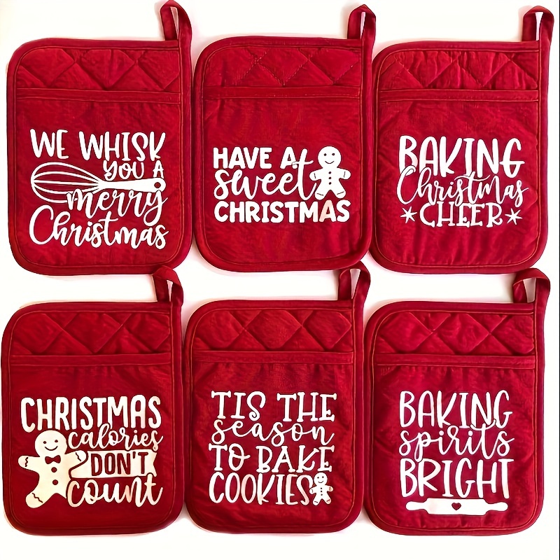 Solid White 3Pcs Pot Holders for Kitchen,Non Slip & Heat Insulation Terry  Cloth Potholder Set with Pocket,Thick Hot Pad Oven Mitts Coaster for