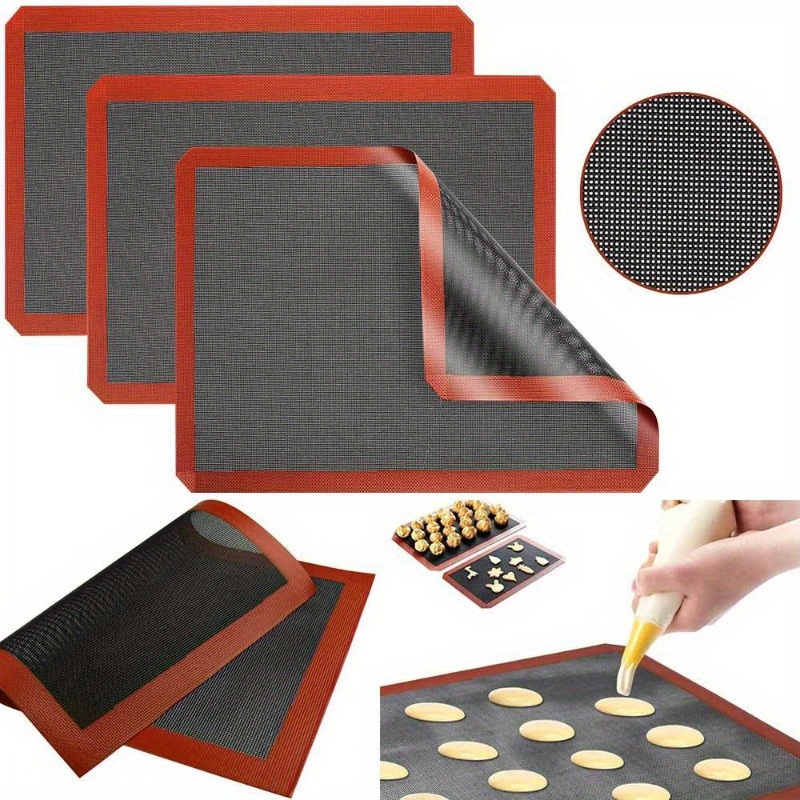 Silicone Baking Mat. Non-Stick Silicone Mats for Baking. Half Baking  Sheets. BPA Free. Cake Cookies Sheet Mats, Macarons&Pastry - AliExpress