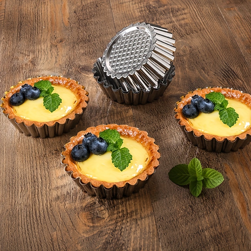 Pie Pan Flower Shaped Egg Tart Pan Loose Bottom Pancake - Temu