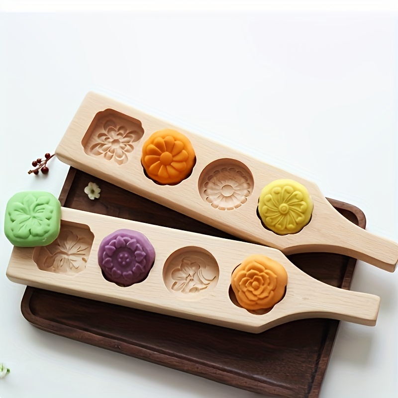 Mooncake Mold Chocolate Muffin Cups Mid-autumn Festival Snowy Moon Cake  Baking