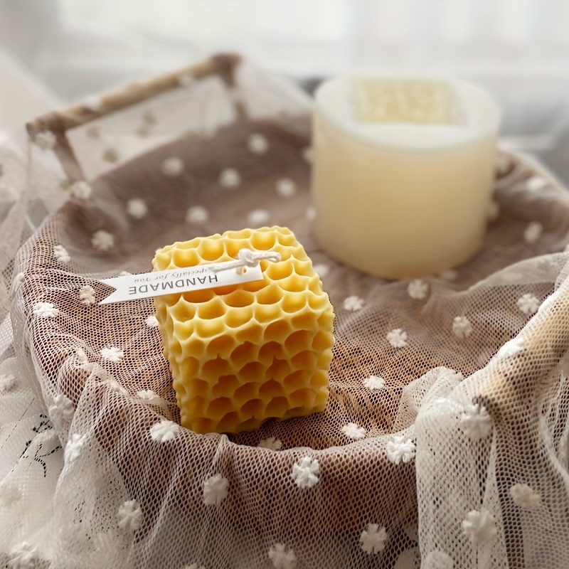 Honeycomb Coaster Silicone Mold for DIY Handmade Plaster Bee Coaster  Storage Box Hollow Tray Table Mat