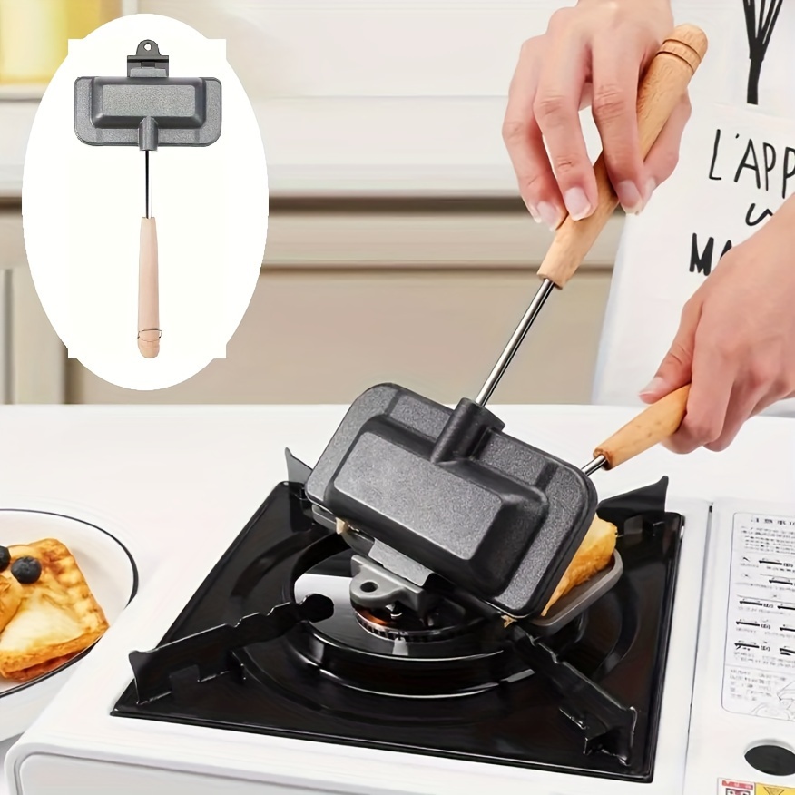 Sandwich Maker 3-in-1 Hot Sandwich Maker Electric Sandwich Maker With  Non-Stick Plates Indoor Grill Kitchen Perfect For Breakfast Grilled Cheese  Egg Bacon capable 
