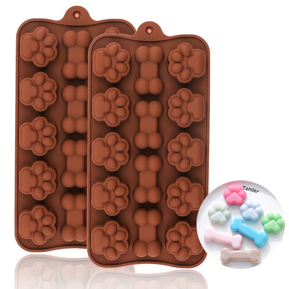 Silicone Baking Dog Biscuit Mold Mini Heart Shape Christmas Tree Dog Food Snack  Mould Ice Tray Chocolate Molds Drop Shipping - AliExpress
