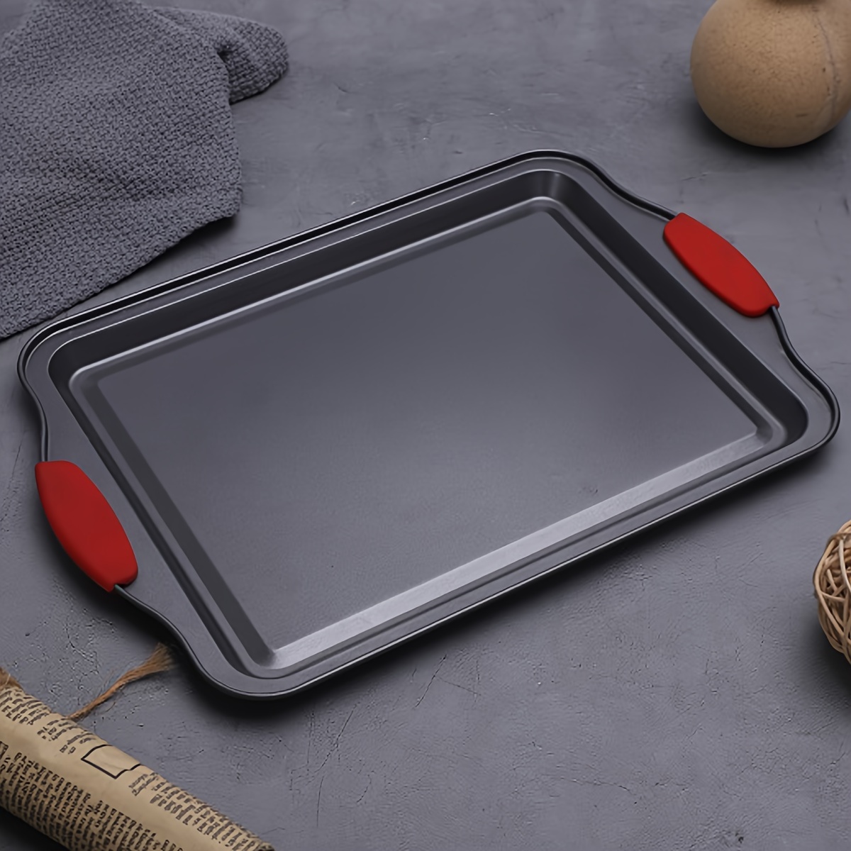 Baking Sheets, Non-stick Steel Baking Pans, Cookie Sheets, Grilling Trays,  Oven Accessories, Baking Tools, Kitchen Gadgets, Kitchen Accessories, + -  Temu