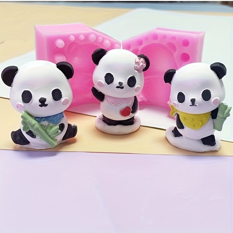 3d Silicone Mold Puppy Pig Panda Corgi Pet Fondant Mold For - Temu