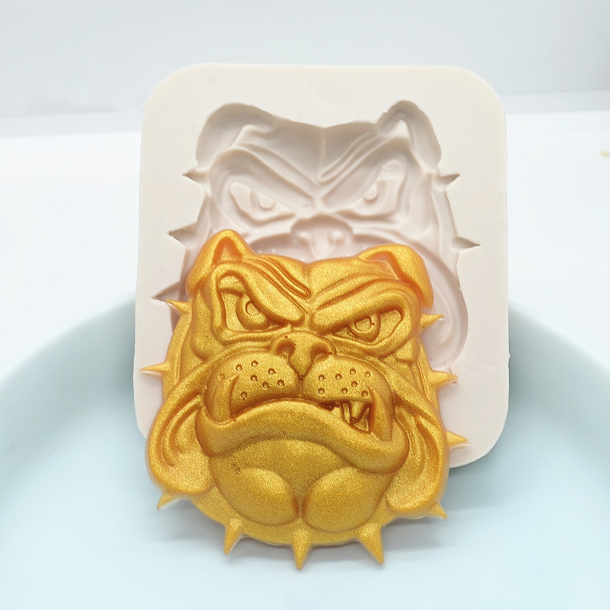 Bulldog Silicone Mold Dog Mousse Tool Handmade Soap Making - Temu