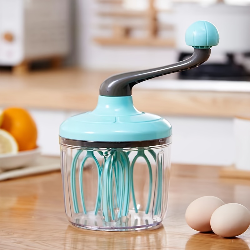 Hand Crank Double Rotary Egg Whisk Batter Cake Mixer Labor - Temu