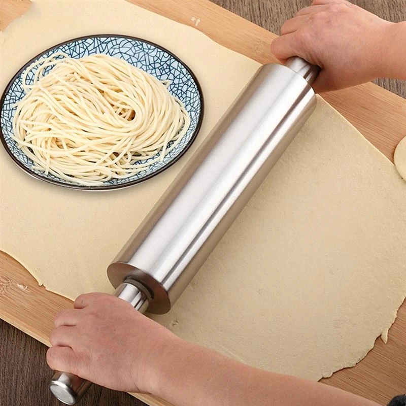 32.5cm Mattarello in Metallo,Mattarelli In Acciaio Inox per la Cottura, Mattarello in Acciaio Inossidabile,Mattarello Professionale,Mattarello da  in Metallo Ideale,per Ravioli, Biscotti, Dolci e Pizza : : Casa e  cucina