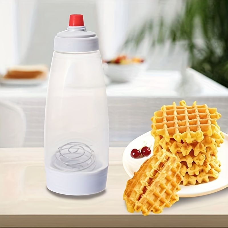 Pancake Batter Dispenser, Kitchen Must Have Tool For Perfect Pancakes,  Cupcake, Waffle, Muffin Mix, Crepe & Cake, Easy Pour Baking Supplies For  Griddle, Pancake Maker With Measurements - Temu