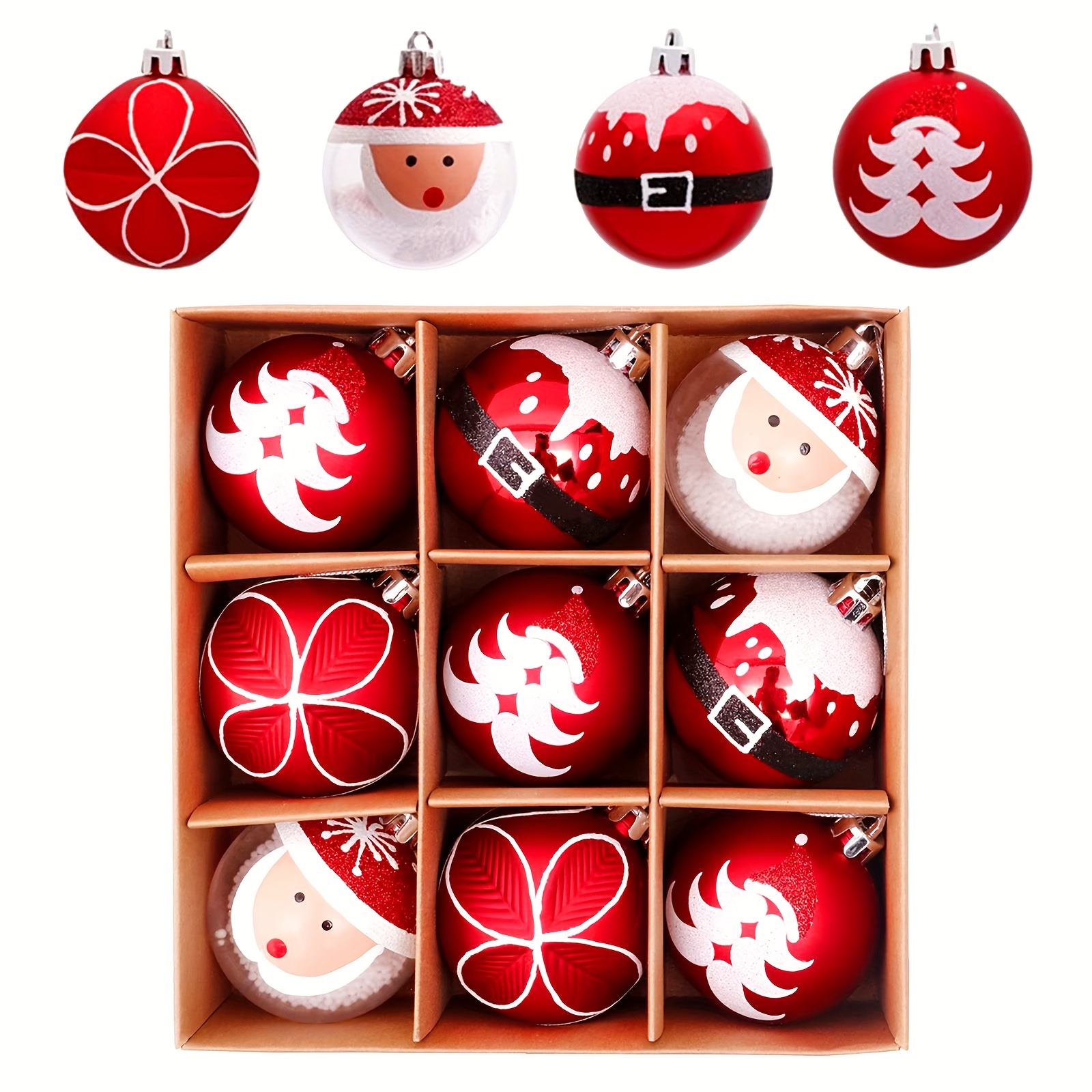 Christmas Aluminum Foil Hanging Balls Christmas Decorations - Temu