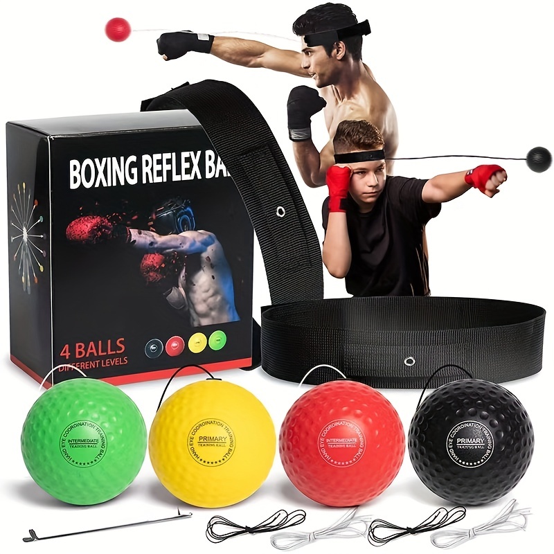 Boxing Reflex Ball For Adults React Reflex Balls On String - Temu