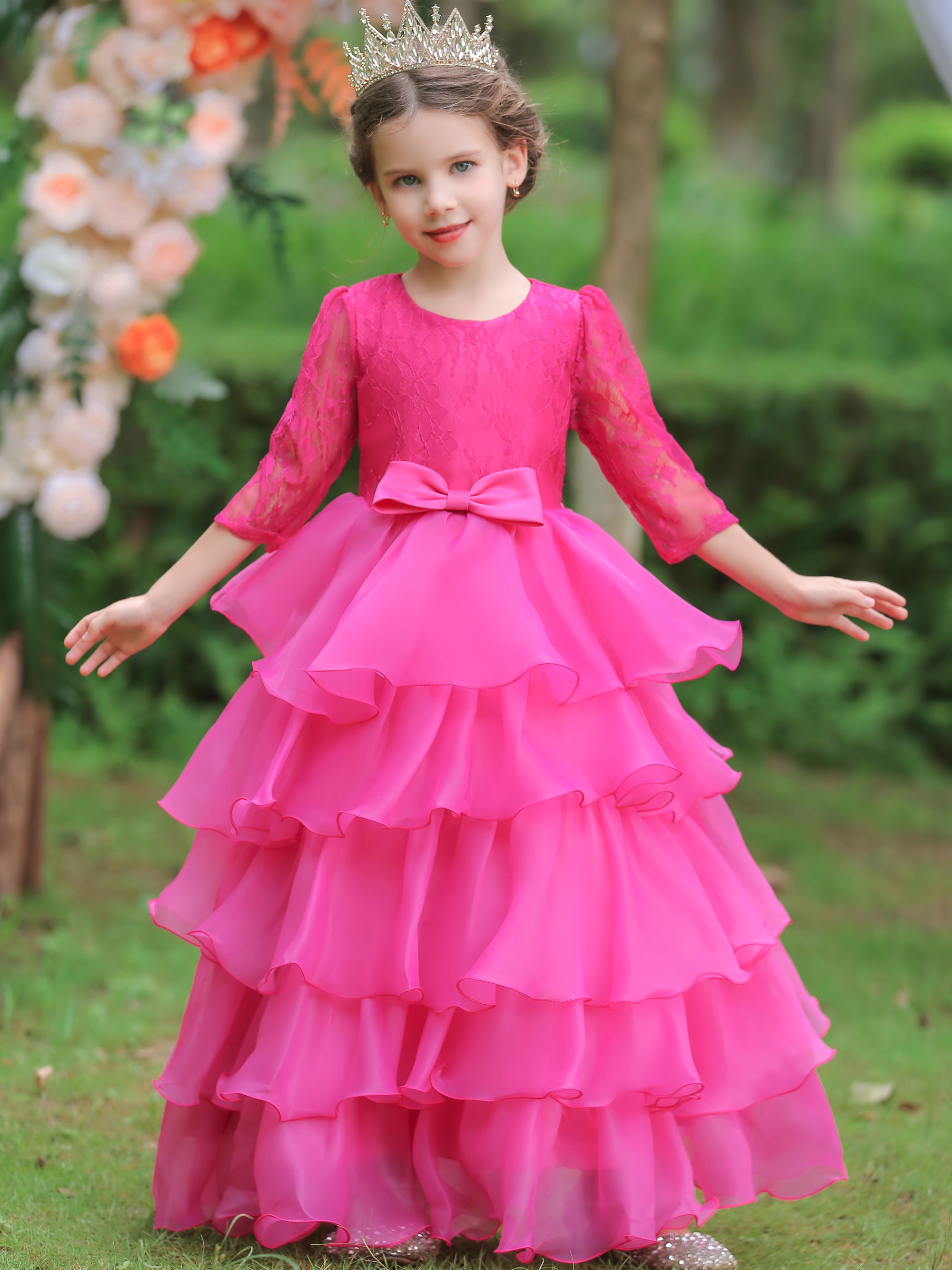 Ball gown frock on sale design