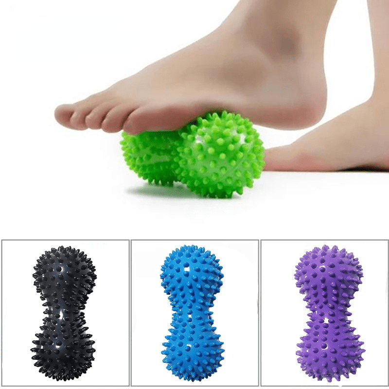 Plantar Fasciitis Night Splint Drop Foot Orthotic Brace,Improved Dorsal Night  Splint for Effective Relief from Plantar Fasciitis, Achilles Tendonitis,  Heel and Ankle Pain with Hard Spiky Massage Ball (black)