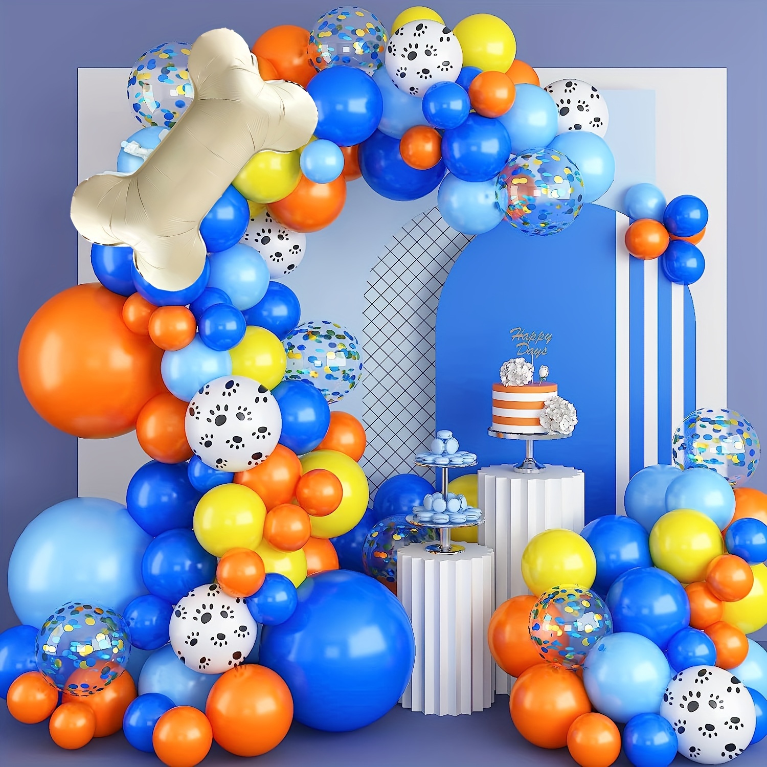 Decoration Anniversaire, Bluey Fournitures de Fête d'anniversaire pour  Enfants Dog Theme Anniversaire Décoration Kit avec 24 Ballons Anniversaire,  Bannière Joyeux Anniversaire, Décoration de Gâteau : : Cuisine et  Maison