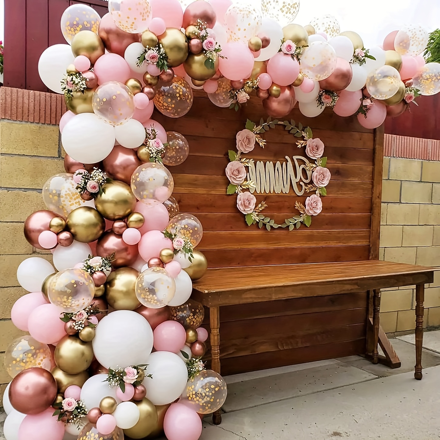 Decoraciones De Globos Para Bautizo - Temu