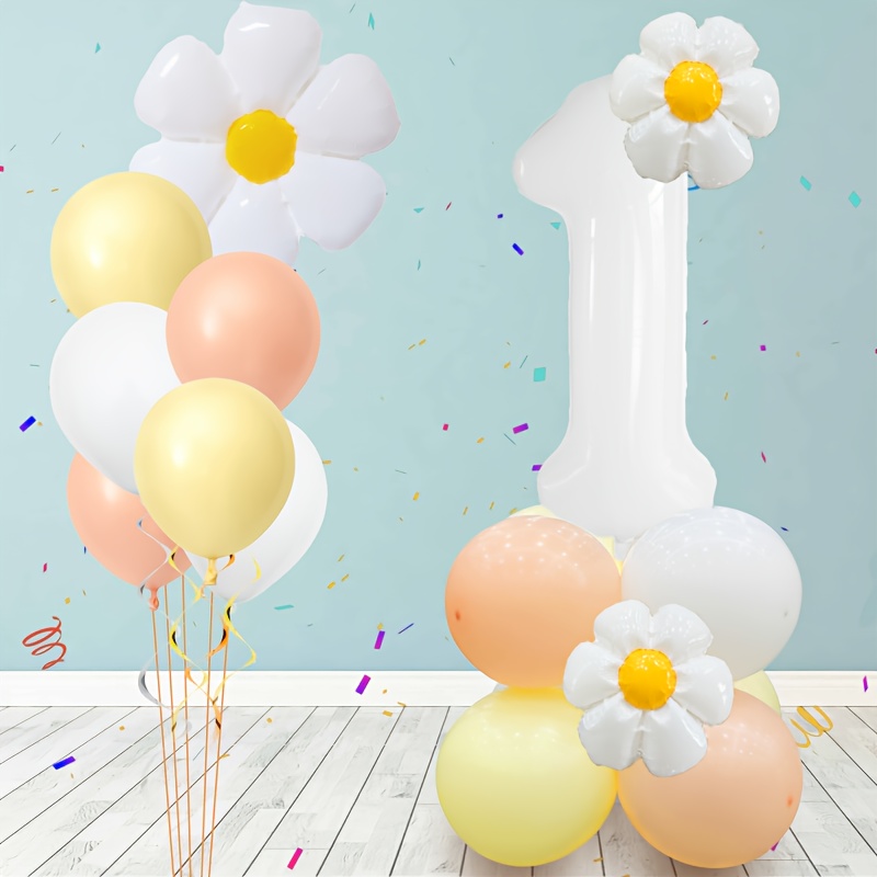 Daisy Birthday High Chair Banner First Birthday Decoration - Temu