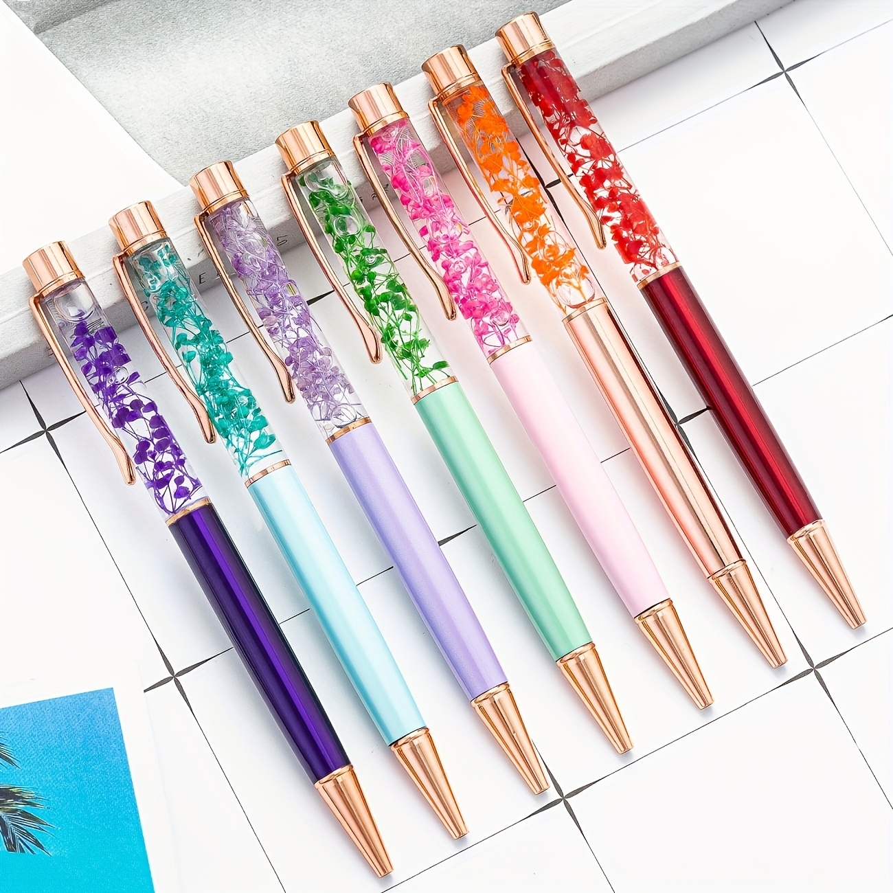 Shuttle Art Colored Retractable Gel Pens, 11 Vintage Ink Colors, Cute Pens 0.7mm Medium Point Quick Drying for Writing Drawing Journaling Note Taking