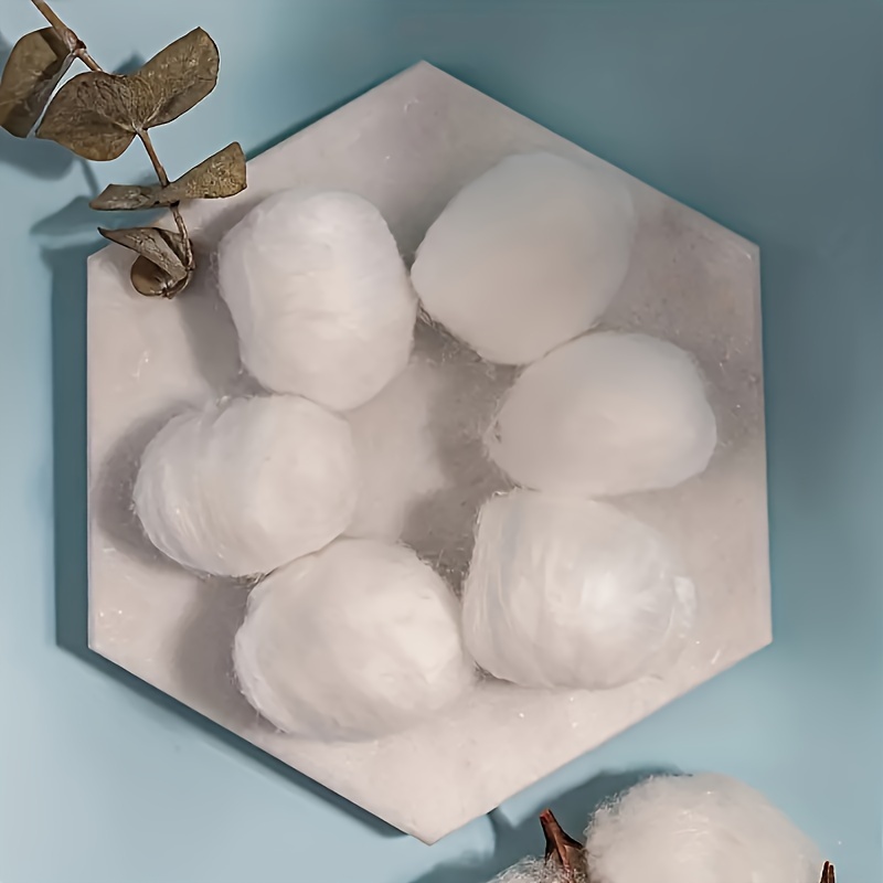 Timgle Large Cotton Balls Absorbent Jumbo Cotton Balls Soft Cotton  Non-sterile Cotton Balls Ultra Soft and Absorbent Large Cotton Balls for  Nail