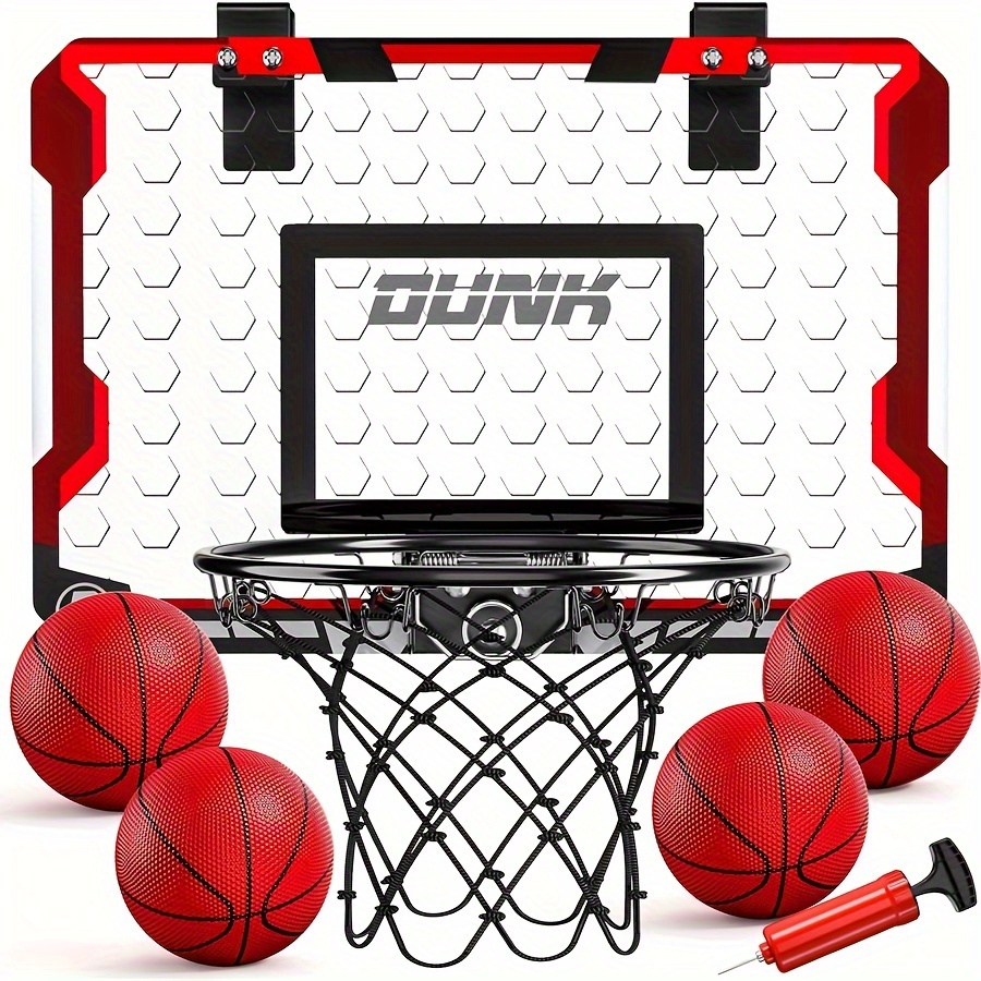 Lot de 2 mini ballons de basketball en mousse de 12,7 cm pour basket-ball  d'intérieur | Sûr et silencieux pour au-dessus de la porte | Idéal pour