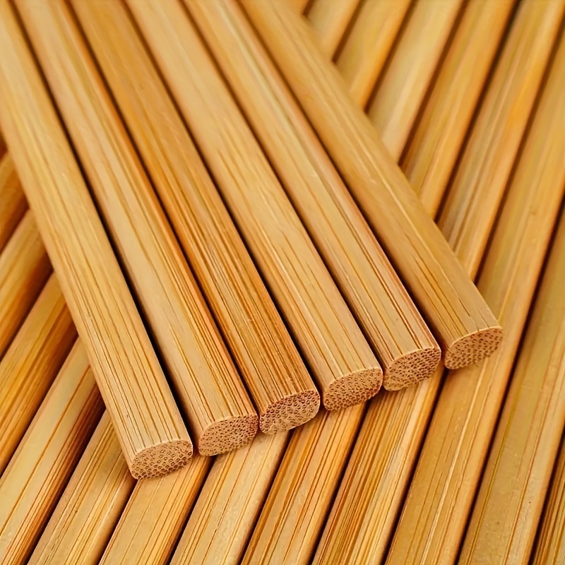 10pcs Palillos Chinos Madera Sólida Reutilizables Palillos - Temu Chile