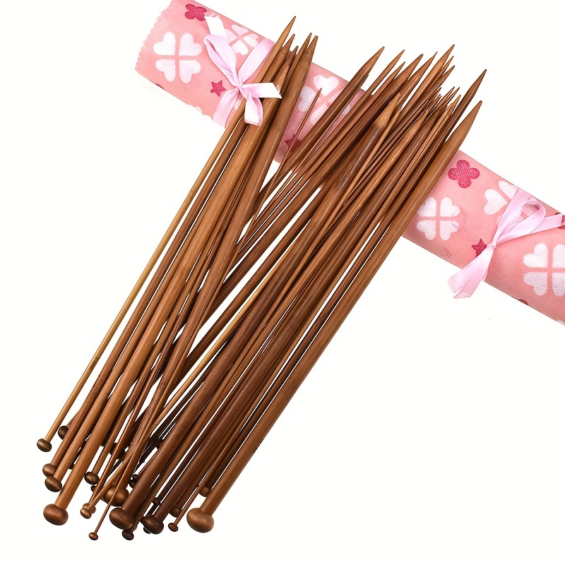 1 Set18 Sizes 80CM Colorful Circular Bamboo Knitting Needles