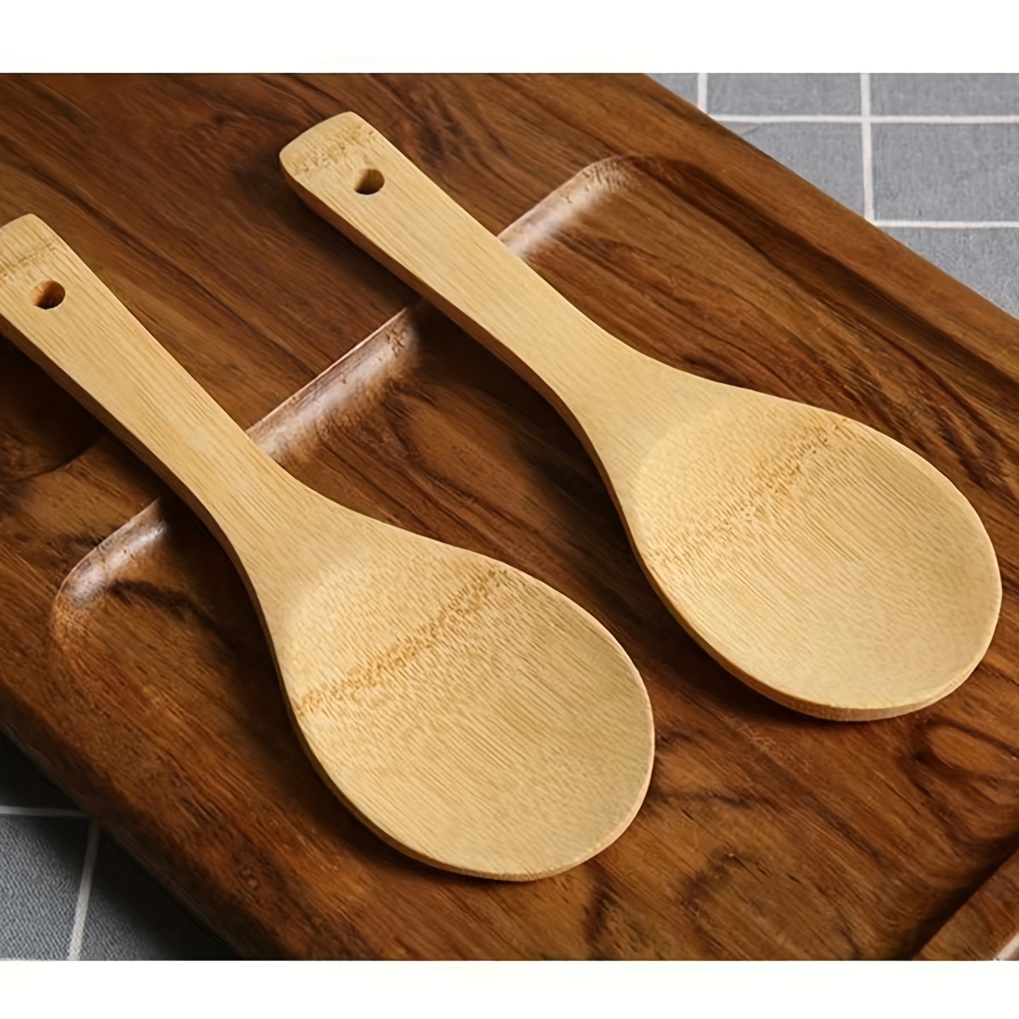 Spoon Wooden Scoop Rice Quantitative Spoon Flour Spoon - Temu