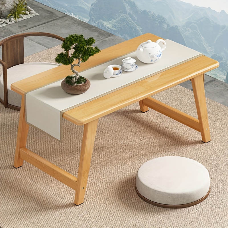 Solid Wood Low Table Bay Window Small Tea Table Tatami Rectangular Table -  China Side Table, Low Table of Solid Wood