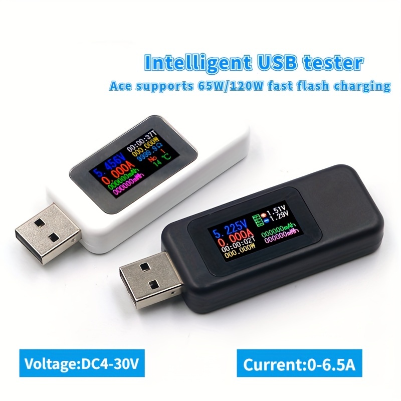 Voltmètre Smart Electronics Digital USB Mobile Power Testeur de tension de  courant de charge, Mètre Chargeur USB Docteur Voltmètre Ampèremètre - Temu  France
