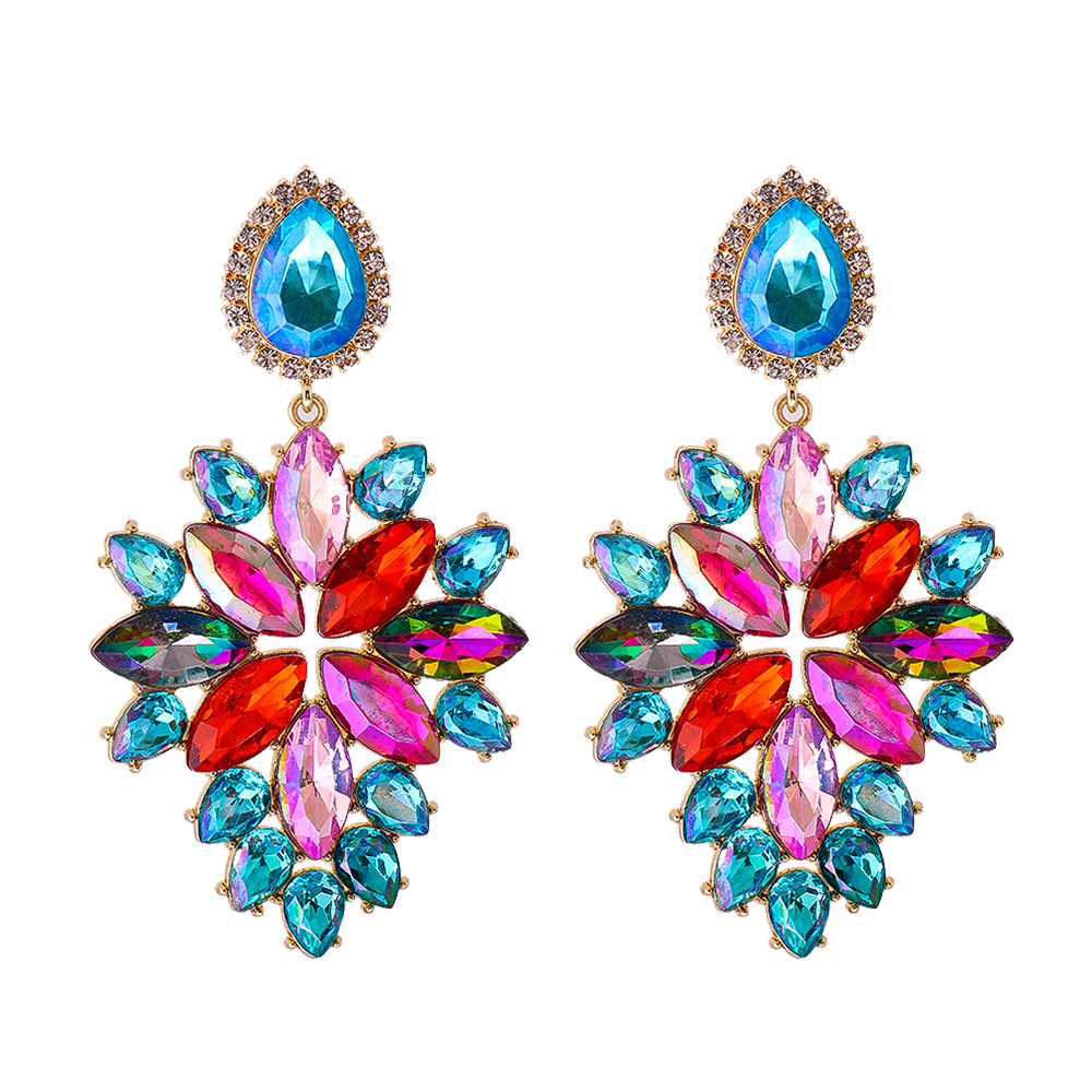 Magenta hot sale chandelier earrings