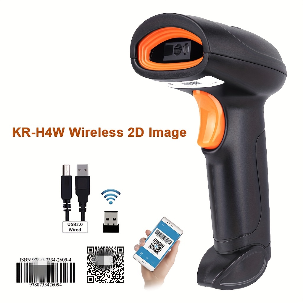 Eyoyo Mini 2D QR 1D Bluetooth Barcode Scanner, Portable Wireless Barcode  Reader with USB Wired/Bluetooth/ 2.4G Wireless Connection PDF417 Data  Matrix Image Scanner for iPad, iPhone, Android, Tablet PC,2D barcode scanner