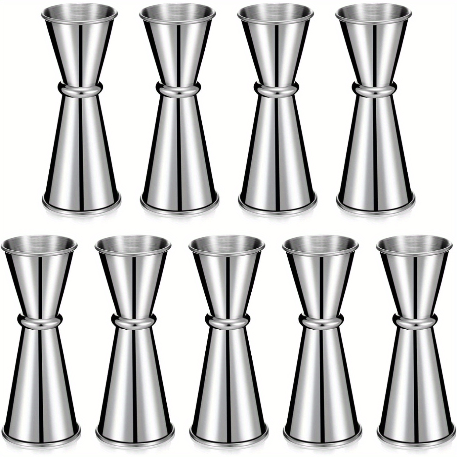 Cocktail Jigger (2022 New), Double Sided Jigger for Bartending,  Professional Japanese Style Jigger, 2 oz & 1 oz Measuring Tools Pourers,  Shot Measure