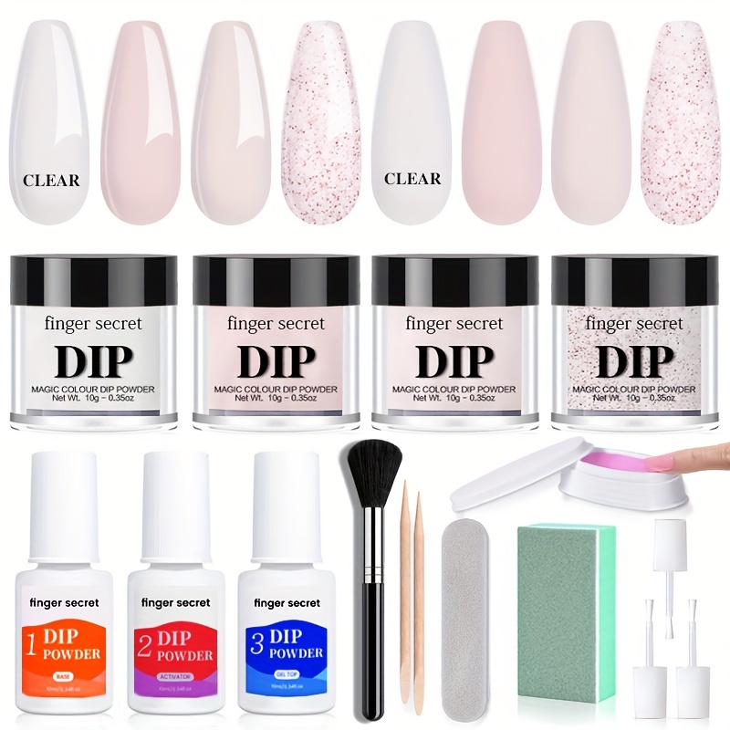 Dipping Powder Nail Kit - Temu