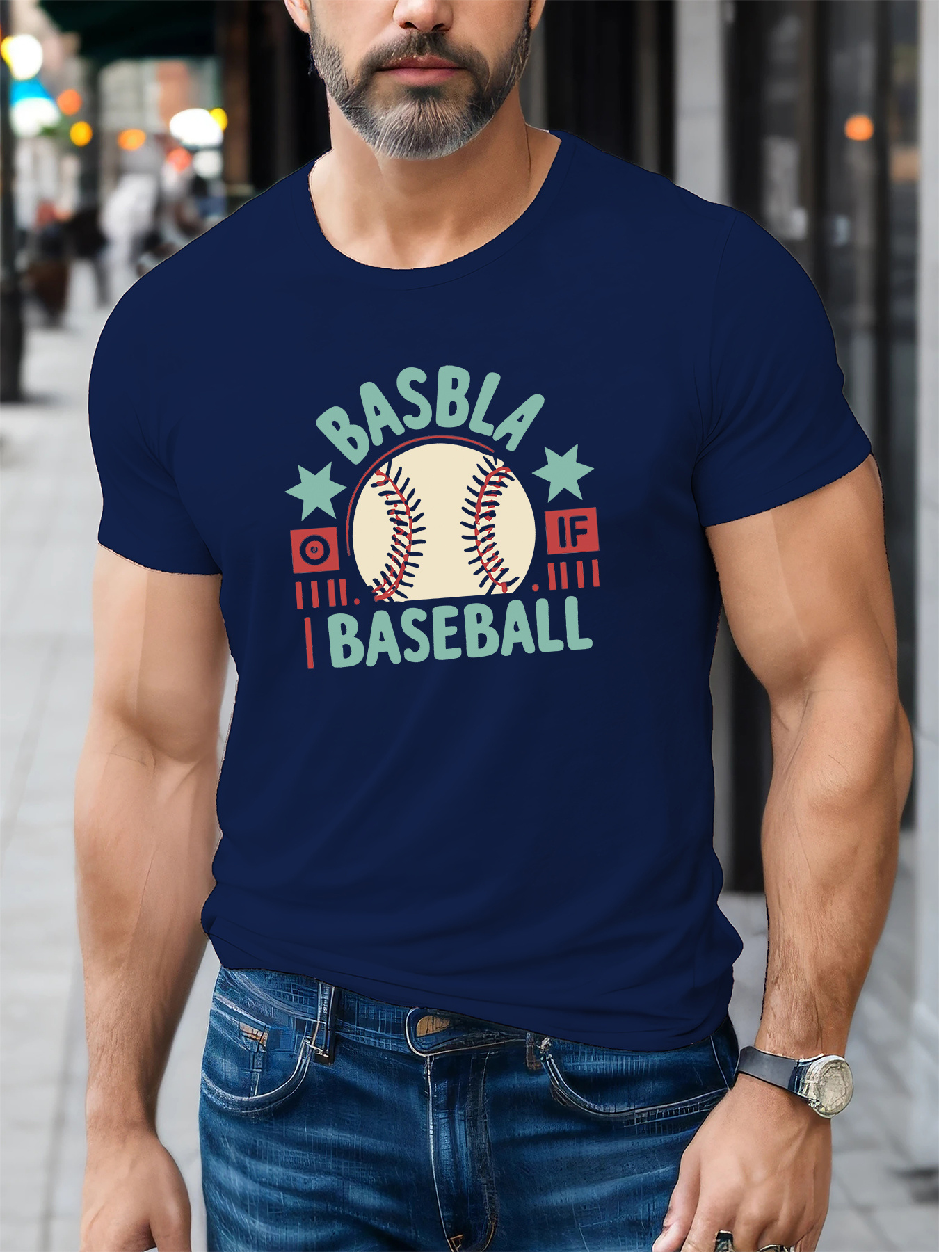 Camiseta De Beisbol Masculina - Temu Chile