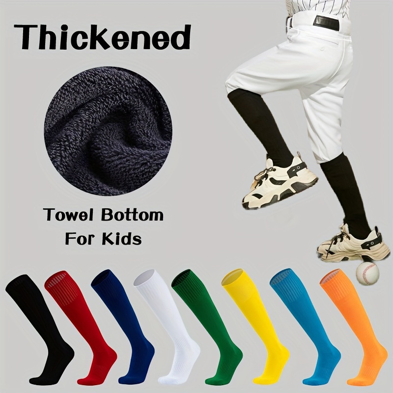 6 pares de calcetines deportivos para patinaje hasta la rodilla, calcetines  deportivos a rayas para niñas, jóvenes y niños