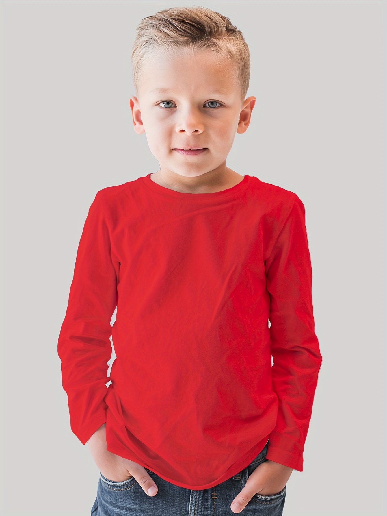 Camisa Roja Niños - Temu