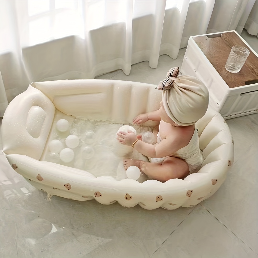 Alfombrilla de apoyo para Asiento de baño de bebé, bañera y cojín plegable  para silla de bebé, almohada para bañera de recién nacido…