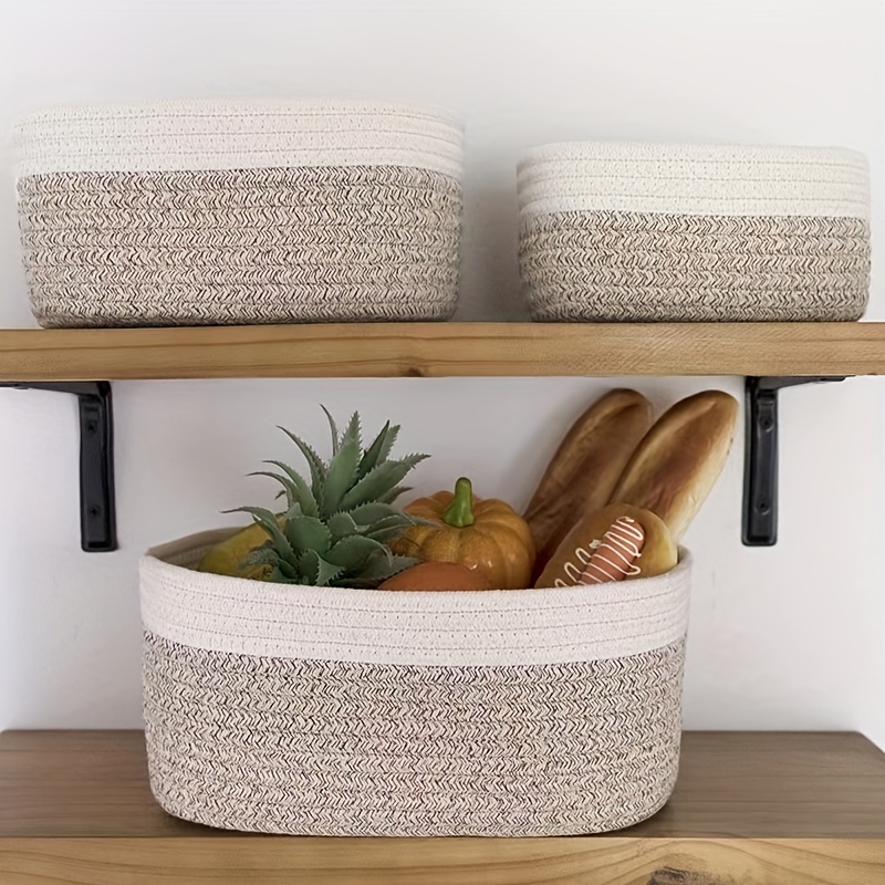 Vintage Seaweed Woven Storage Box, Bathroom Storage Box With Horn