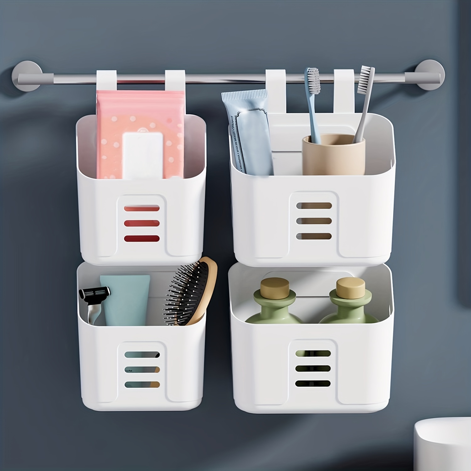 Hanging Cute Lace Sideboard Pail Hanging Storage Box - Temu