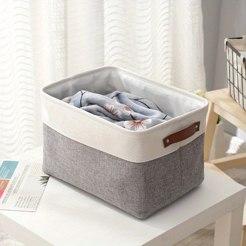 Stylish Beige Woven Storage Basket For Baby Diapers And - Temu