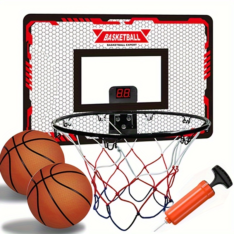 Mini canasta de juguete de aro de baloncesto para niños, juego de mesa para  puerta, decoración