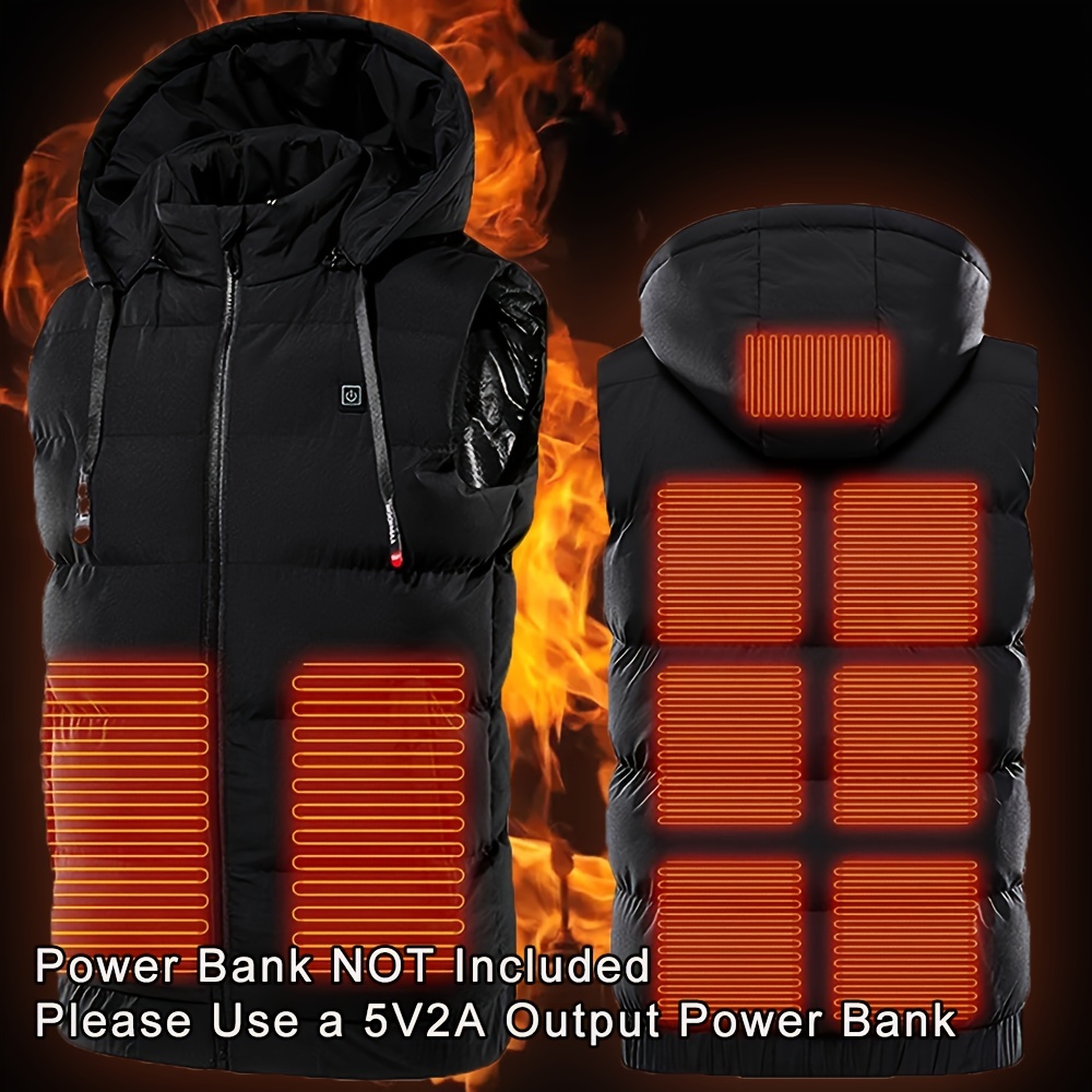 Heated Massage Vest For Women, Smart Electric Lightweight Soft Fleece Lined  Heating Vest ( Battery Not Included)