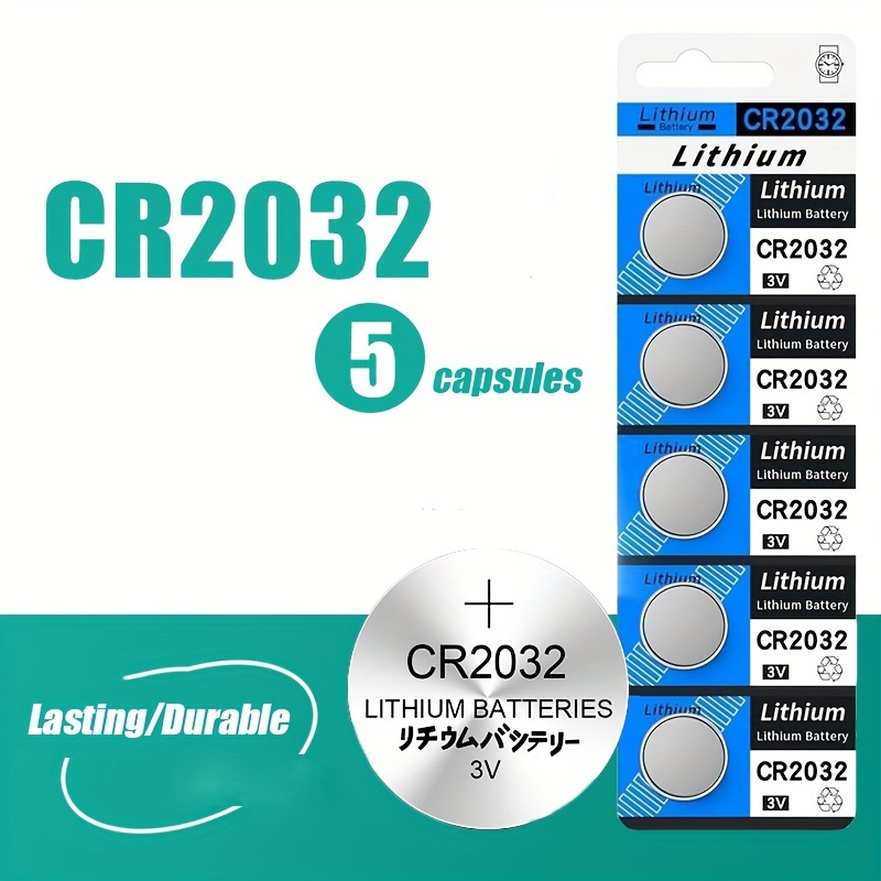 Buy CR2032 3V Micro Lithium Coin Cell Online – QuartzComponents