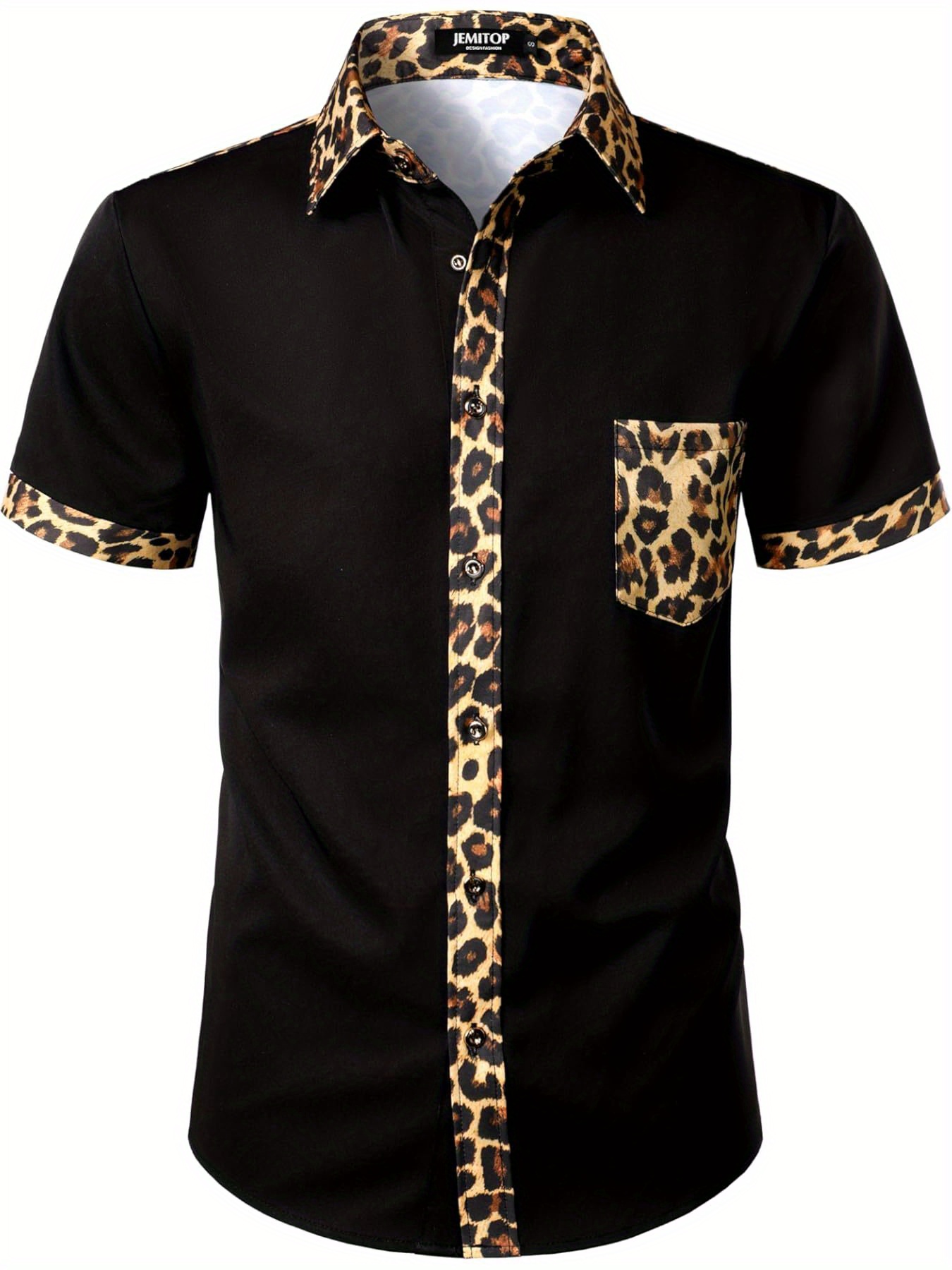 cheetah dress shirt mens Mens Animal Print Shirt | Sheer Dress Shirt