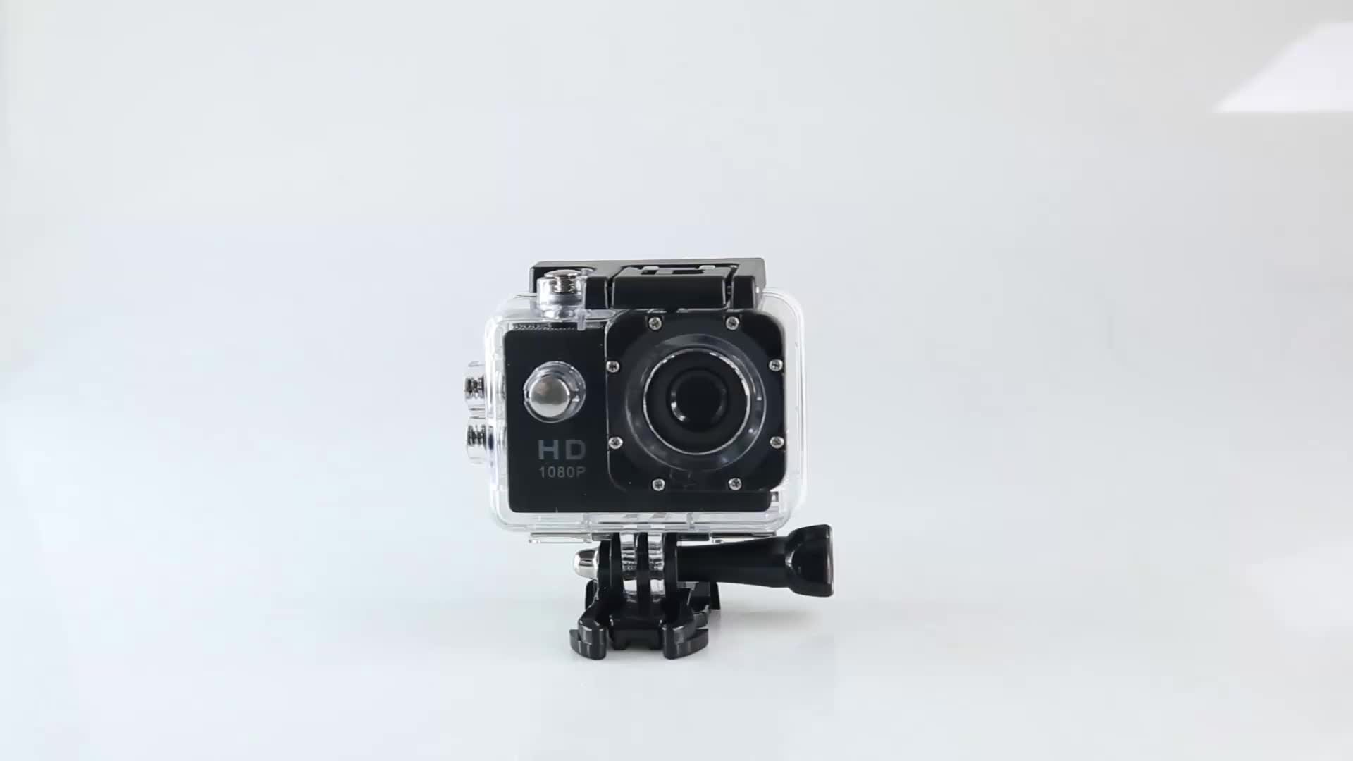 Achetez en gros Caméra D'action 1080p Avec Angle De Vue D'écran 140 °  Caméra Web 30m Accessoires De Caméra Sport étanche Chine et 720p 1080p  Action Sport Caméra à 13 USD