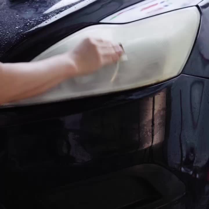 Car Headlight Refurbishment Liquid - Scratch and Yellowing Cleaner