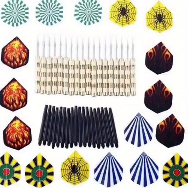 Professional 14g Tip Darts Set with Random Flight Colors