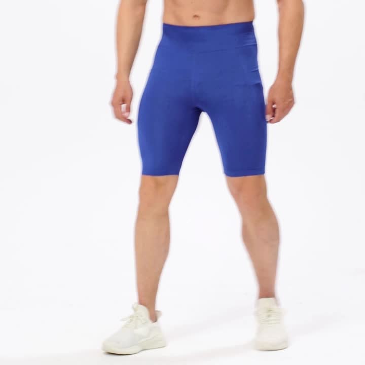 High Stretch Compression Shorts Pocket Men Ideal Sports Gym - Temu