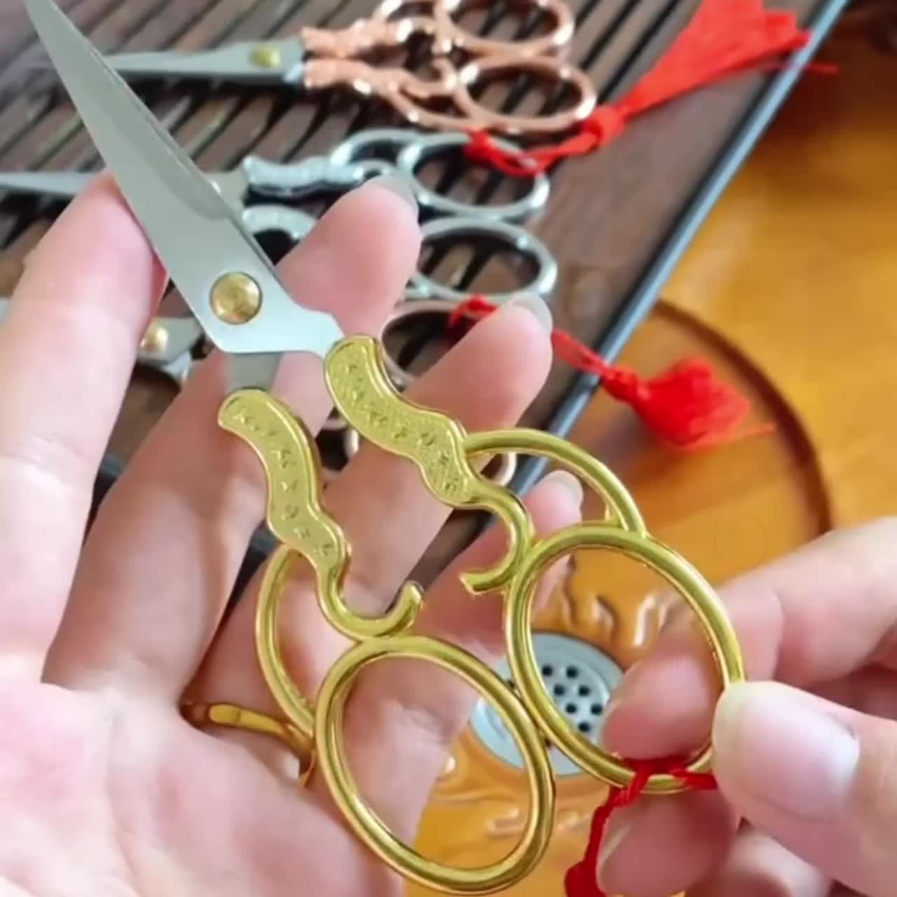 Stainless Steel Retro Small Scissors Embroidery Scissors - Temu