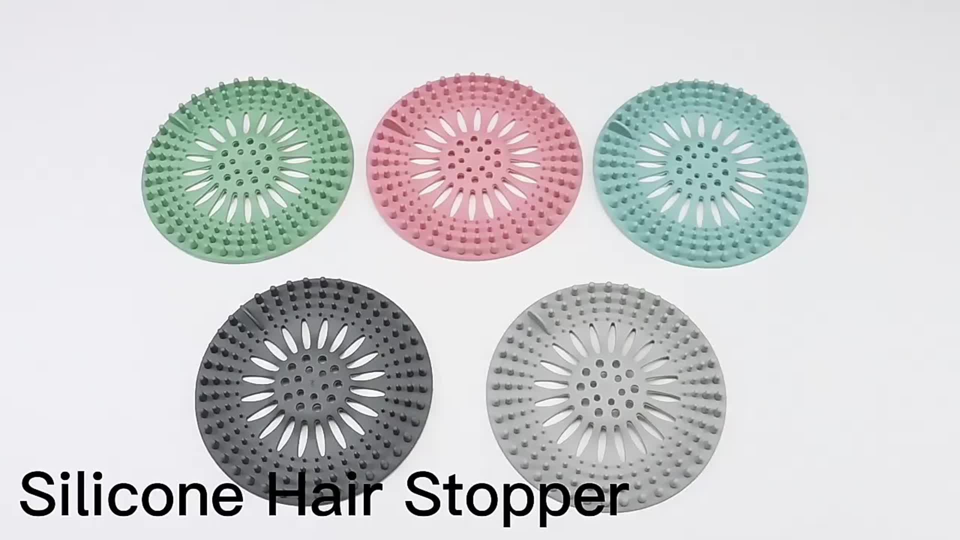 Uigos Hair Catcher Durable Silicone Hair Stopper Shower Drain