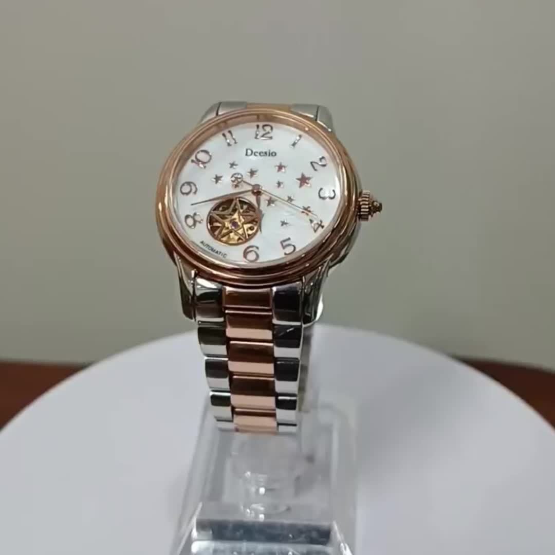 Ms. Deesio's Trendy Star Automatic Mechanical Watch Set